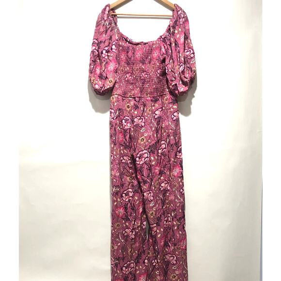 Free People Womens Jen’s Pirate Booty Baroque Highgrove Jumpsuit Size L NWT - Picture 6 of 12